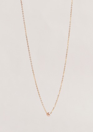 dot pearl 14k goldfilled necklace