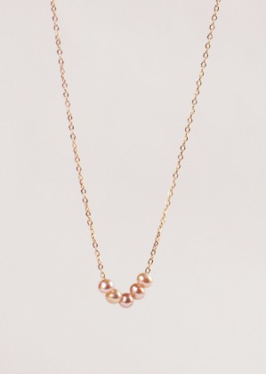 small pearl 14k goldfilled necklace