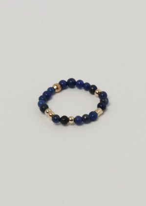 lapis lazuli beads ring